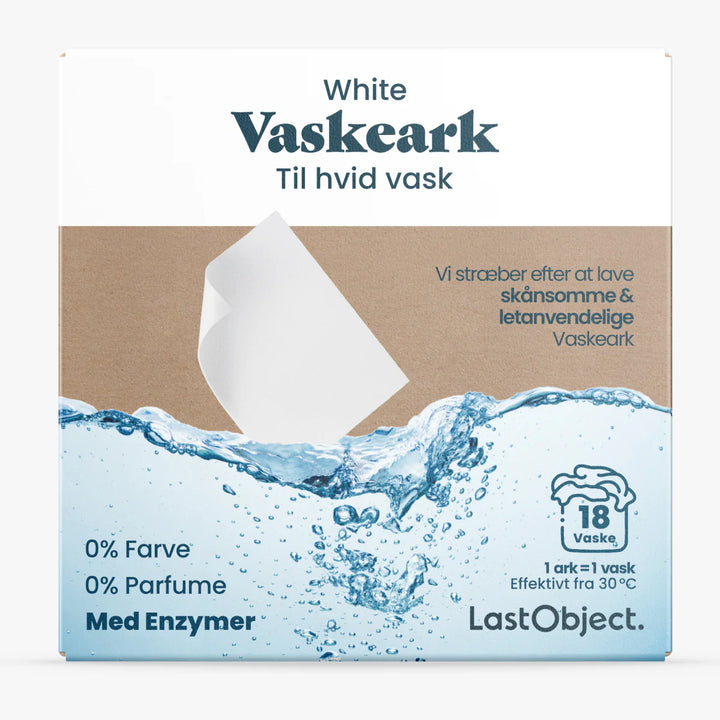 Detergent Sheets | White | 18 Sheets